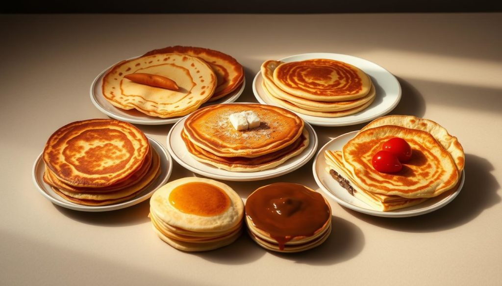 Vergleich von Pfannkuchenarten
