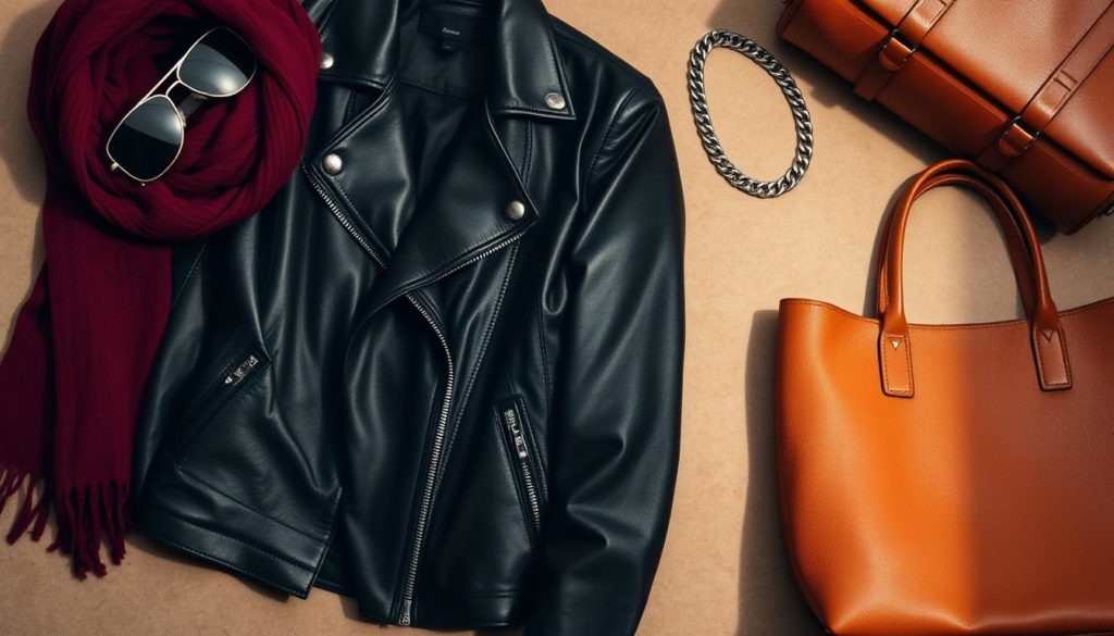 Accessoires für Damen Lederjacke