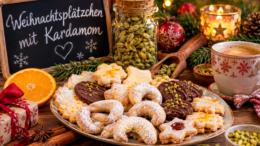 Weihnachtsplätzchen mit Kardamom