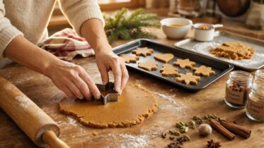 Weihnachtsplätzchen mit Gewürzen backen